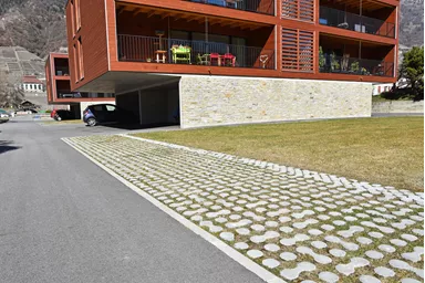 LUNIX Rasengitterstein grau glatt L 53.2 cm 39.9 cm H 12 cm