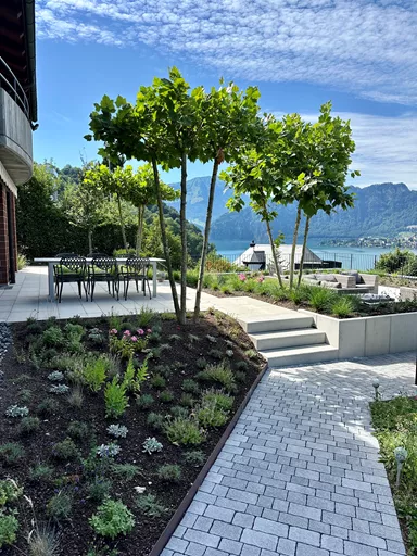 Pavé sauvage FRIEDA 7 cm, structuré arêtes cassées, gris perle