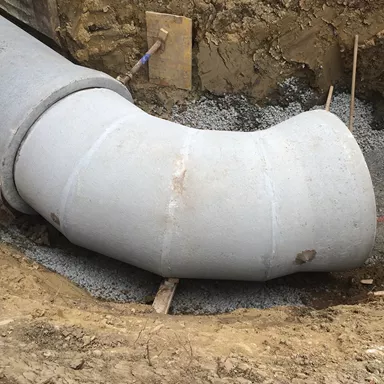 CENTUB<sup>®</sup>-Röser Segmentkrümmer 4 Segmente bewehrt