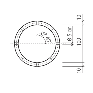 Betonversickerungsrohre bewehrt