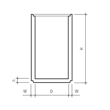 Betonrohre mit Boden D 30 bis 125 cm unbewehrt