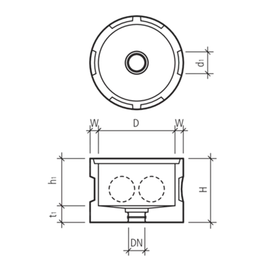 Abzweigschächte für Kabelanlagen