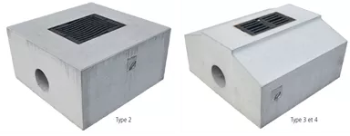 Servicestück und Schachtrahmen zu Schlitzrinne Typ Bern