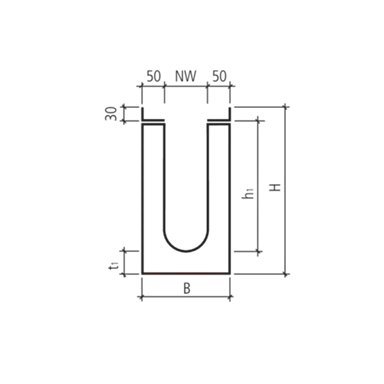 BIRCOsir<sup>®</sup> Rinnen NW 100