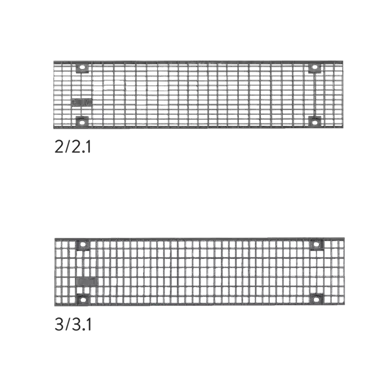 BIRCOsir® Rinnen NW 150 Abdeckungen