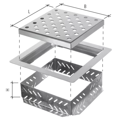 TERRAZZA Ablaufschächte