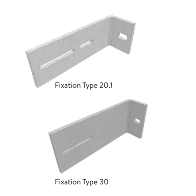 Befestigungswinkel zu Lichtschächten