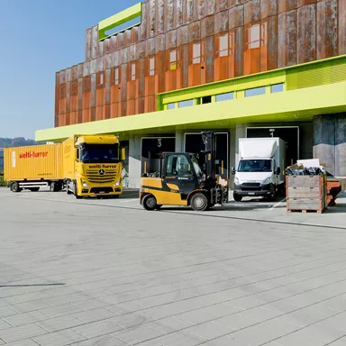 VS 5<sup>®</sup> Schwerlastpflastersteine mit 5-facher Versc hiebesicherung