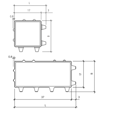 CLASSIC<sup>®</sup> RASEN Ökosteine gefast