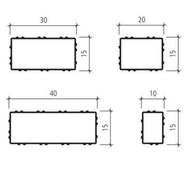 RAINA DRAIN Ökosteine fein gefast