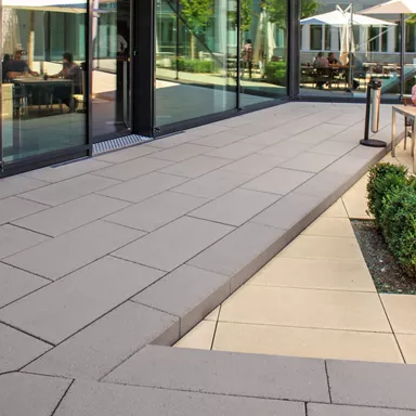 FINALGO Vakuum Gehwegplatten gefast