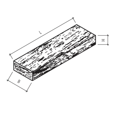 SLADE Blockstufen mit Schieferstruktur