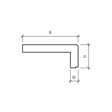 PARCO<sup>®</sup> Winkelstufen gefast abgerieben