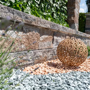 SANTURO<sup>®</sup> Spaltstein-Landhausmauer