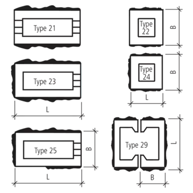 PROFILO Mauersteine 2-seitig strukturiert