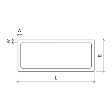 FERRO CONCRETE<sup>®</sup> Pflanzentröge rechteckig glatt